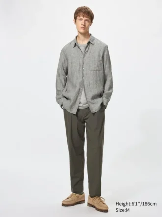 Premium Linen-skjorte for menn | Stripet