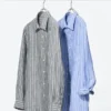Premium Linen-skjorte for menn | Stripet
