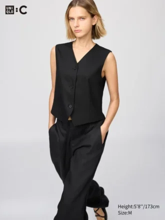 Premium Linen vester for kvinner
