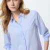 Rayonbluse for kvinner | Stripet