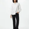 Rayonbluse for kvinner | Stripet