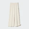 Rett bukser i crepe jersey for damer