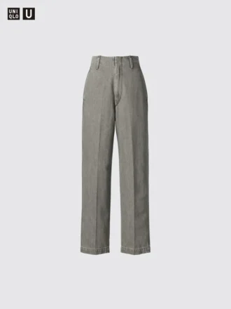 Rett bukser i denim for damer