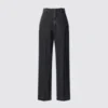 Rett bukser i denim for damer