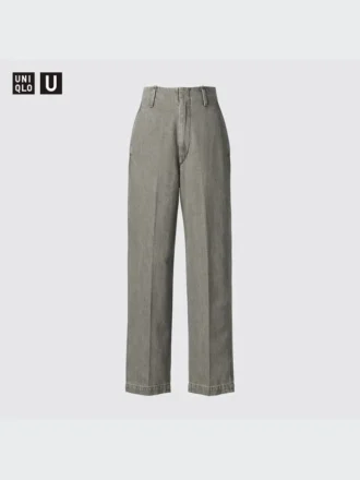 Rett bukser i denim for damer