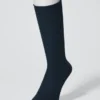 Ribbestrikkede sokker for menn