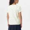 Ribbet T-skjorte for barn | Blomst