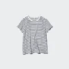 Ribbet T-skjorte for barn | Stripet