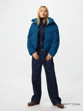 Seamless Down kort jakke for kvinner