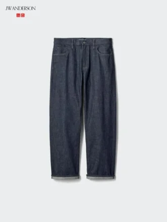 Selvedge-Jeans med rett ben for menn