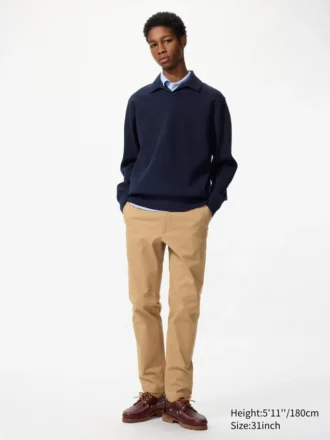 Slim-fit chino-bukser for menn