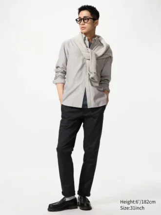 Slim-fit chino-bukser for menn