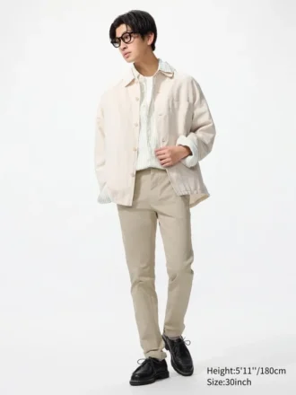 Slim-fit chino-bukser for menn