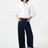 Slim fit Oxford-skjorte for menn