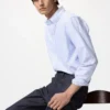 Slim fit Oxford-skjorter for menn | Stripet