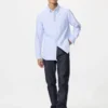 Slim fit Oxford-skjorter for menn | Stripet