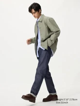 Slim Straight-Jeans for menn | Selvedge