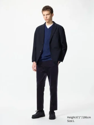 Smart Ankle Pants for men | Corduroy
