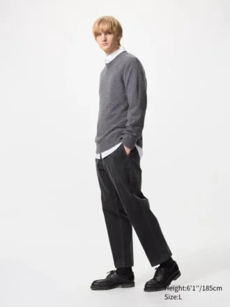 Smart Ankle Pants for men | Corduroy