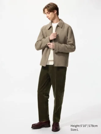 Smart Ankle Pants for men | Corduroy