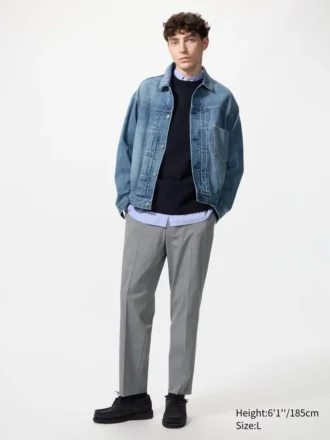 Smart Ankle Pants for menn | Rutemønster