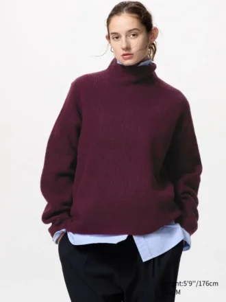 Souffle Yarn-gensere for kvinner | Høy hals