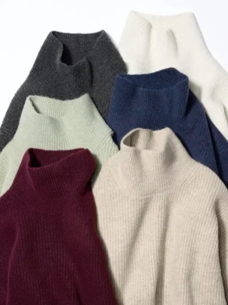 Souffle Yarn-gensere for kvinner | Høy hals