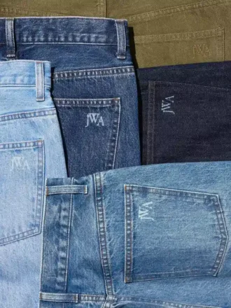 Straight jeans for kvinner
