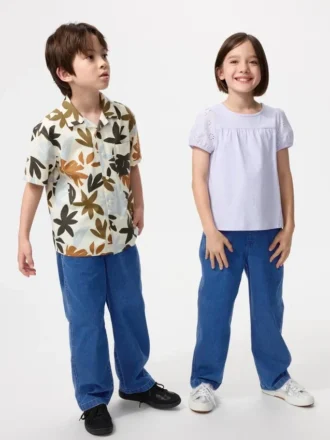 Stretch Easy-bukser for barn | Denim