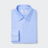 Super Non-Iron Jersey Slim-skjorte for menn | Vanlig krage