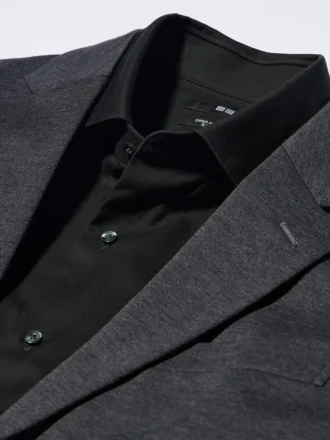Super Non-Iron Slim-skjorte for menn | Spredt krage