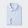 Super Non-Iron Slim-skjorte for menn | Spredt krage | Rutete