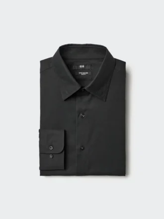 Super Non-Iron Slim-skjorte for menn | Vanlig krage