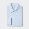 Super Non-Iron Slim-skjorte for menn | Vanlig krage | Rutete
