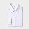 Super Non-Iron Slim-skjorte for menn | Vanlig krage | Stripet