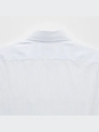 Super Non-Iron Slim-skjorte for menn | Vanlig krage | Stripet
