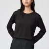 Supima Cotton-T-skjorte for kvinner | Langermede trøyer