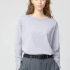 Supima Cotton-T-skjorte for kvinner | Langermede trøyer