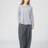 Supima Cotton-T-skjorte for kvinner | Langermede trøyer
