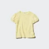 T-skjorte med puffer-ermer for barn | Shirring