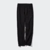 Tapered bukser i lin og bomull for kvinner | Tall