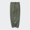 Tapered bukser i lin og bomull for kvinner | Tall