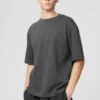 Unisex AIRism bomulls-T-skjorte i oversized-modell | Halv ermer