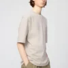 Unisex AIRism bomulls-T-skjorte i oversized-modell | Halv ermer