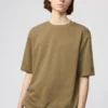 Unisex AIRism bomulls-T-skjorte i oversized-modell | Halv ermer