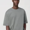 Unisex AIRism bomulls-T-skjorte i oversized-modell | Halv ermer