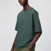 Unisex AIRism bomulls-T-skjorte i oversized-modell | Halv ermer