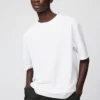 Unisex AIRism bomulls-T-skjorte i oversized-modell | Halv ermer
