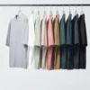 Unisex AIRism bomulls-T-skjorte i oversized-modell | Halv ermer