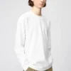 Unisex AIRism bomulls-T-skjorte | Langermede trøyer